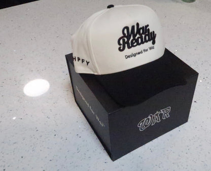 Black & Cream Dad Hat