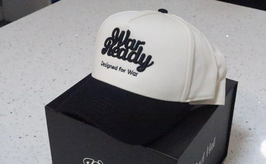 Black & Cream Dad Hat