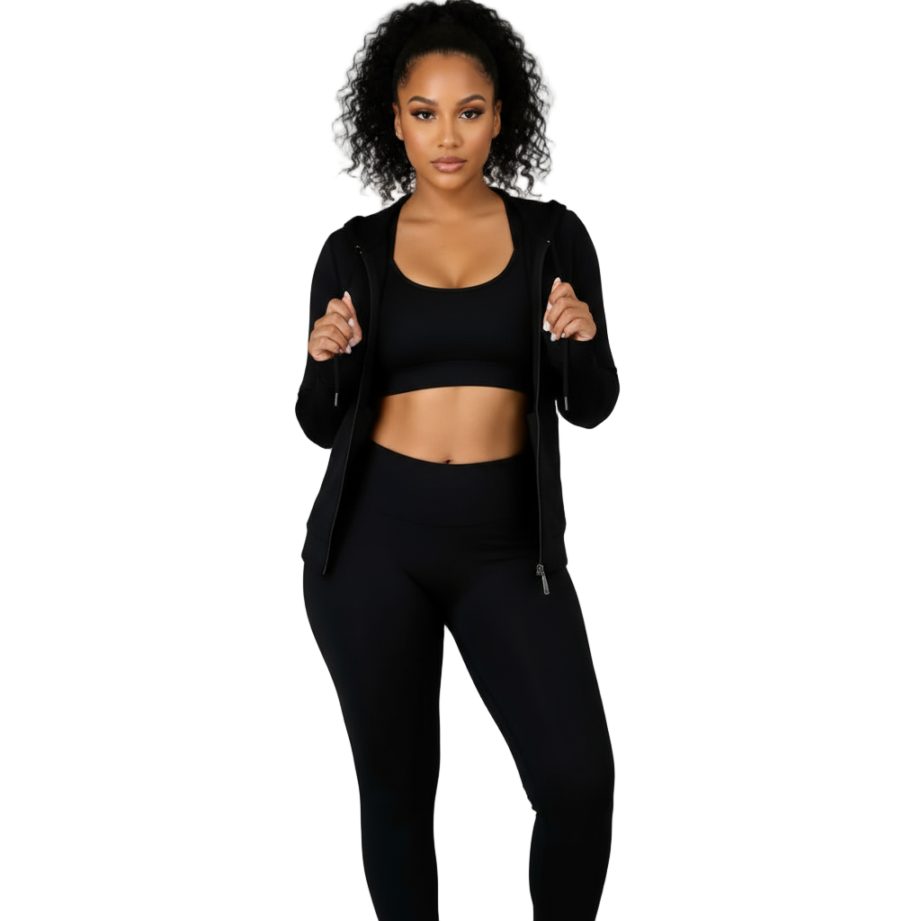 Solid Leggings Set